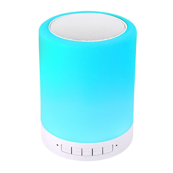 Ambient Speaker hellblauer Lichtwechsel