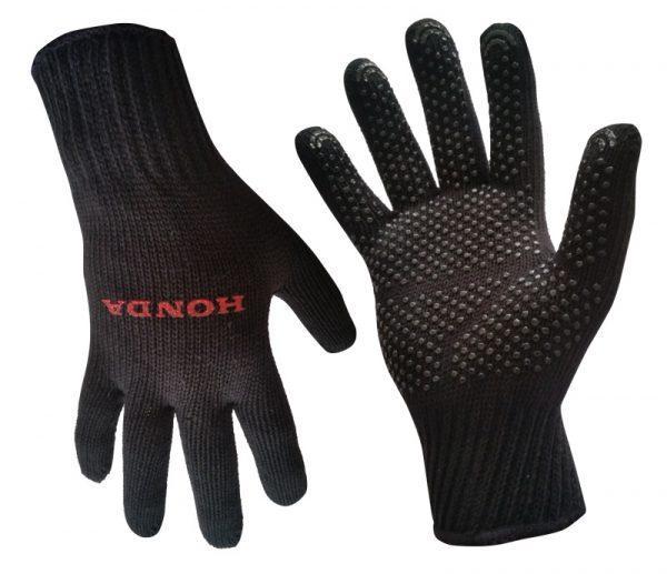 Handschuhe mit Logo schwarz