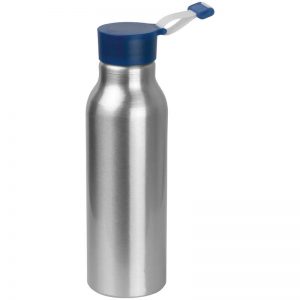 Trinkflasche aus Aluminium mit Silikondeckel