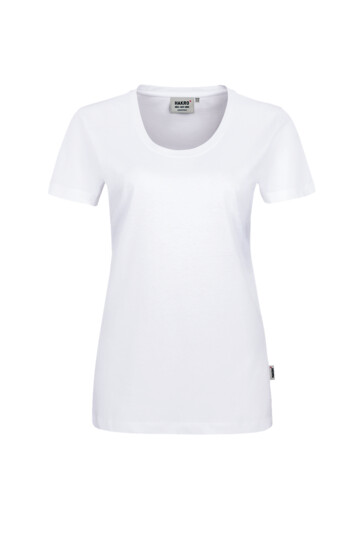 HAKRO Damen T-Shirt Classic (No. 127) als Werbeartikel mit Logo im PRESIT Online-Shop bedrucken lassen