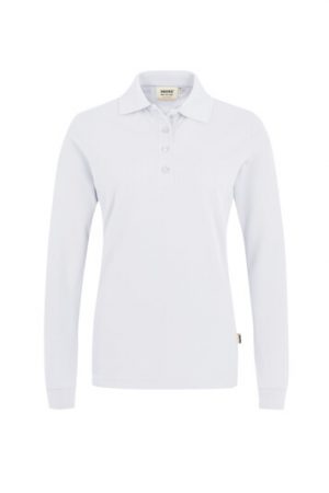 HAKRO Damen Longsleeve-Poloshirt Mikralinar® (No. 215) als Werbeartikel mit Logo im PRESIT Online-Shop bedrucken lassen