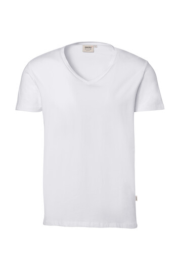HAKRO V-Shirt Stretch (No. 272) als Werbeartikel mit Logo im PRESIT Online-Shop bedrucken lassen