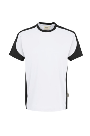 HAKRO T-Shirt Contrast Mikralinar® (No. 290) als Werbeartikel mit Logo im PRESIT Online-Shop bedrucken lassen