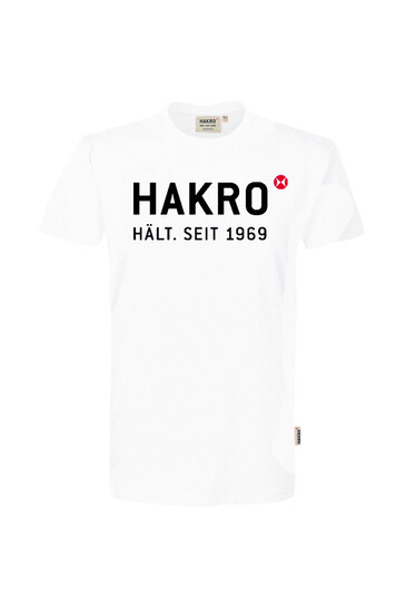 HAKRO T-Shirt Logo (No. 1969) als Werbeartikel mit Logo im PRESIT Online-Shop bedrucken lassen