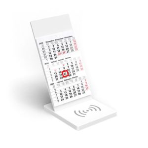 Wireless Charging Kalender VYNN® Weiß – Werbeartikel im PRESIT Online-Shop bedrucken lassen