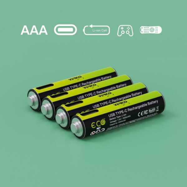 Batterien als Werbeartikel - Größe AAA. Individuell mit Logo bedrucken