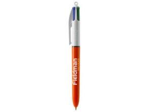 BIC® 4 Colours Fine Kugelschreiber als Werbeartikel mit Logo bedrucken