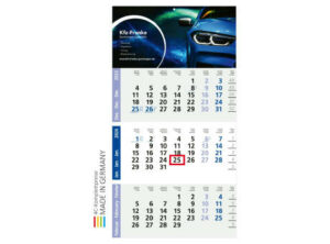 3-Monats-Kalender Logic 3 Post bestseller inkl. 4C-Druck als Werbeartikel mit Logo bedrucken