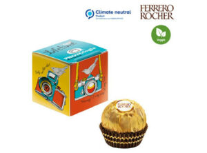 Mini Promo-Würfel mit Ferrero Rocher als Werbeartikel mit Logo bedrucken