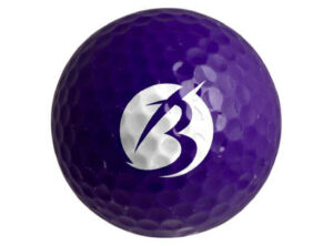Bunter Golfball als Werbeartikel mit Logo bedrucken