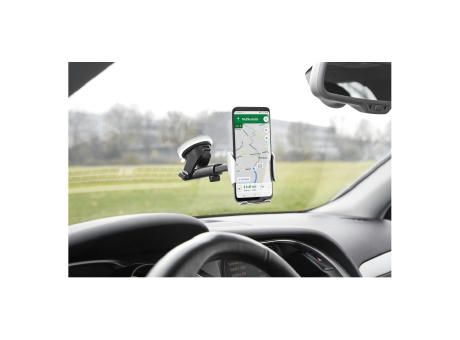 Wireless Car Charger Handyhalterung mit Saugnapf und Annäherungssensor für automatisches Öffnen - Detailansicht Werbeartikel 3
