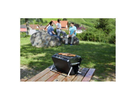 BUDDY Koffer-Grill – der mobile Holzkohlegrill für die spontane Grillparty - Detailansicht Werbeartikel 2