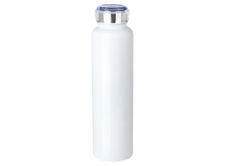 Weiße Edelstahl-Thermosflasche 0