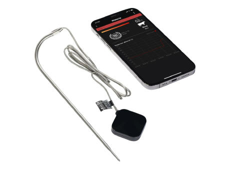 Grillthermometer mit App und Wireless Temperaturfühler - Detailansicht Werbeartikel 1