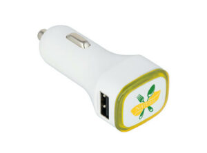 USB-Autoladeadapter COLLECTION 500 als Werbeartikel mit Logo bedrucken