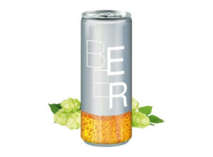 250 ml Bier - Fullbody transparent als Werbeartikel mit Logo bedrucken