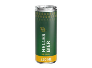 250 ml Bier - Eco Label (außerh. Deutschlands) als Werbeartikel mit Logo bedrucken