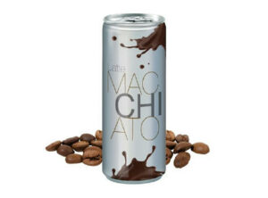 250 ml Latte Macchiato - Fullbody transparent als Werbeartikel mit Logo bedrucken