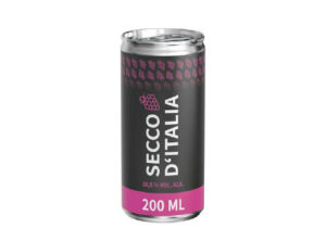 200 ml Secco d´Italia (Dose) - Eco Label als Werbeartikel mit Logo bedrucken