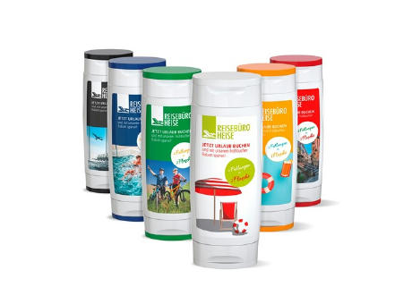 DuoPack Sonnenmilch LSF 50 (sensitiv) + Duschgel Ingwer-Limette (2 x 50 ml) - Detailansicht Werbeartikel 4