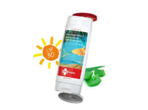 DuoPack Sonnenmilch LSF 30 + After Sun Lotion (2 x 50 ml) als Werbeartikel mit Logo bedrucken