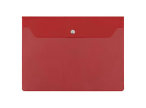 CreativDesign® Wagenpapiertasche  "Folie1" Normalfolie rot als Werbeartikel mit Logo bedrucken