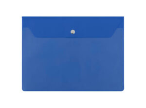 CreativDesign® Wagenpapiertasche  "Folie1" Normalfolie blau als Werbeartikel mit Logo bedrucken