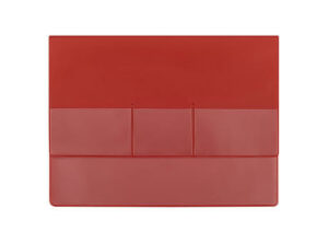 CreativDesign® Wagenpapiertasche "Folie4" Normalfolie rot als Werbeartikel mit Logo bedrucken
