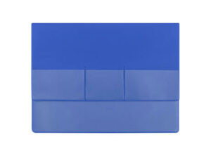CreativDesign® Wagenpapiertasche "Folie4" Normalfolie blau als Werbeartikel mit Logo bedrucken