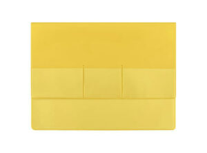 CreativDesign® Wagenpapiertasche "Folie4" Normalfolie  gelb als Werbeartikel mit Logo bedrucken