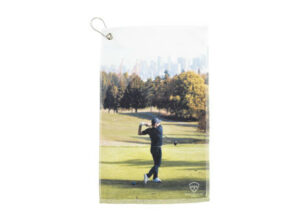 GolfTowel 400 g/m² 30x50 Golfhandtuch als Werbeartikel mit Logo bedrucken