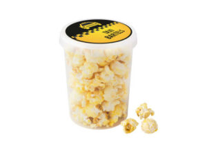 Eimer Popcorn klein als Werbeartikel mit Logo bedrucken