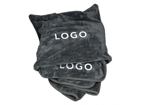 XL Kuschel-Kissen-Decke als Werbeartikel mit Logo bedrucken