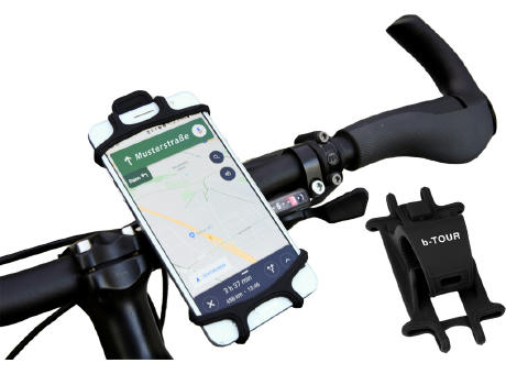 Smartphonehalter Fahrrad als Werbeartikel mit Logo bedrucken