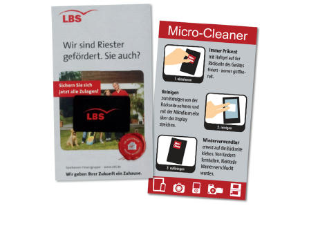 Micro-Cleaner als Werbeartikel mit Logo bedrucken