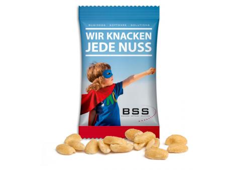 Geröstete Erdnüsse als Werbeartikel mit Logo bedrucken