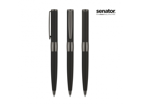 senator® Image Black Line  Drehkugelschreiber als Werbeartikel mit Logo bedrucken