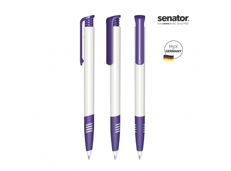 senator® Super Hit Polished Basic SG  Druckkugelschreiber als Werbeartikel mit Logo bedrucken
