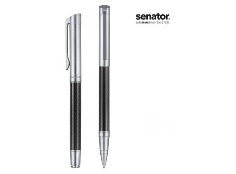 senator® Carbon Line Rollerball als Werbeartikel mit Logo bedrucken