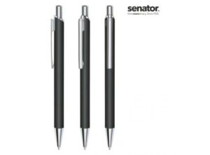 senator® Arvent Soft Touch Druckkugelschreiber als Werbeartikel mit Logo bedrucken