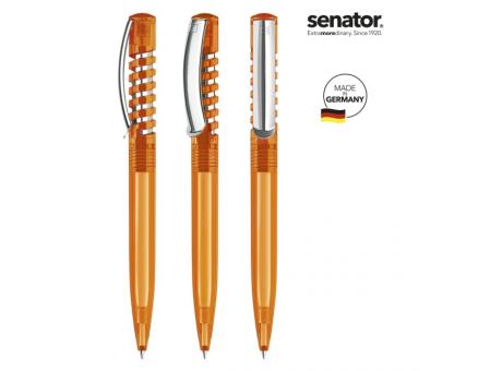 senator® New Spring Clear MC  Druckkugelschreiber als Werbeartikel mit Logo bedrucken