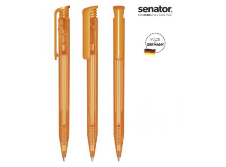 senator® Super Hit Clear  Druckkugelschreiber als Werbeartikel mit Logo bedrucken