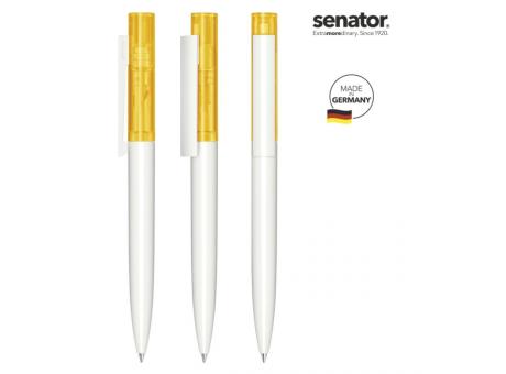 senator® Headliner Clear  Drehkugelschreiber als Werbeartikel mit Logo bedrucken