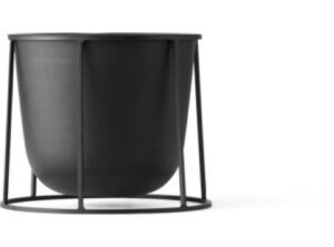 Menu WIRE Pot Black Pflanztopf für WIRE Base Ständer als Werbeartikel mit Logo bedrucken