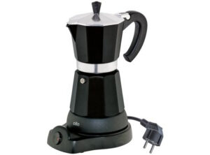 Cilio Espressokocher CLASSICO 6 Tassen schwarz  elektrisch als Werbeartikel mit Logo bedrucken
