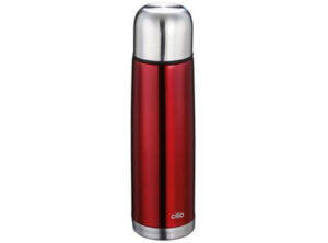 Cilio Isolierflasche COLORE 0 5L metallic rot als Werbeartikel mit Logo bedrucken
