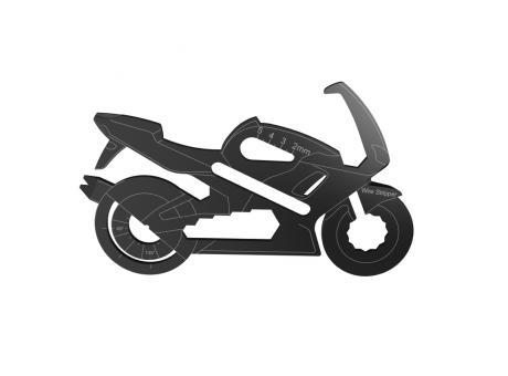 Multitool Karte Motorrad als Werbeartikel mit Logo bedrucken