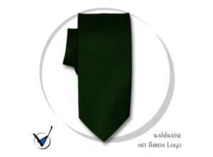 Krawatte Kollektion 20 - Jägergrün als Werbeartikel mit Logo bedrucken