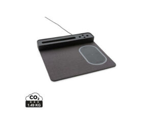 Air Mousepad mit 5W Wireless Charger und USB als Werbeartikel mit Logo bedrucken