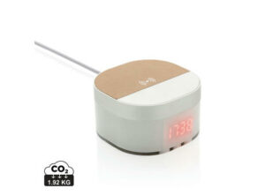 Aria 5W Wirless Charging Uhr als Werbeartikel mit Logo bedrucken